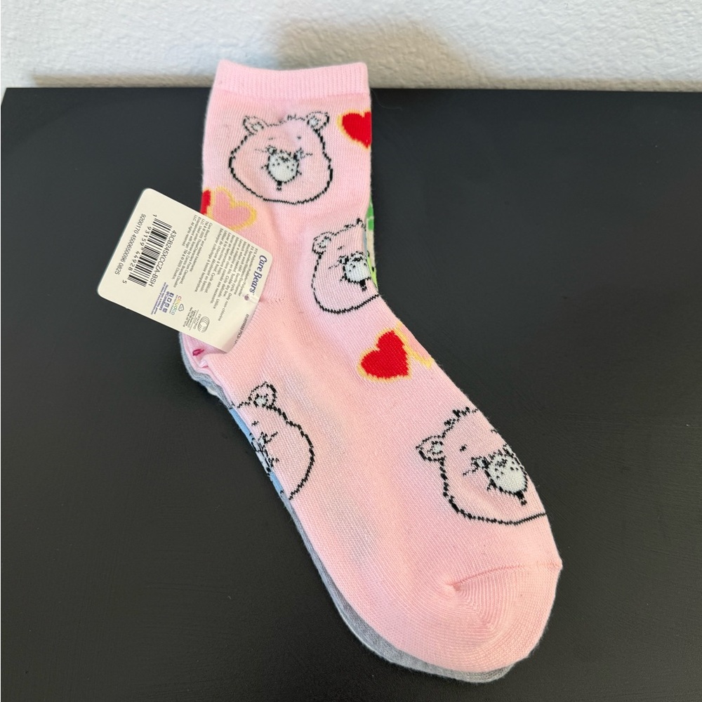 Nwt Care Bears womens socks set of 3